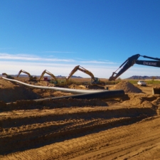 Inverted Siphon Install Perfectly Choreographed and Executed by USBR-PAO (Photo Courtesy of Bureau of Reclamation Provo Area Office)